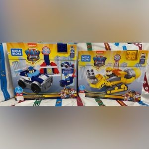 Brand new never out of box Paw Patrol Police Cruiser and Construction Truck
